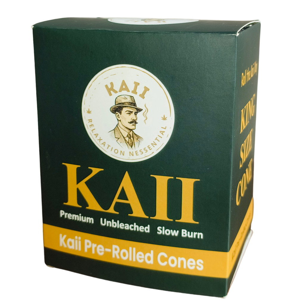 KAII Pre Rolled Cones - Easy-to-Use 109 mm King Size Cones with Tips, Pack of 98 - High-Quality Rolling Paper for Smooth, Even Burn - Ideal for Hassle-Free Herb Enjoyment